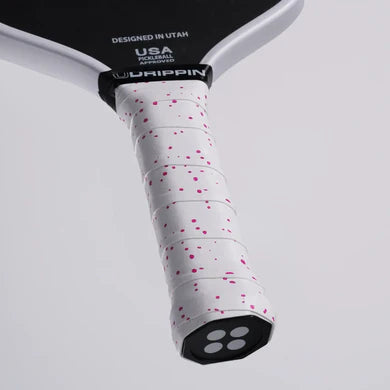 UDRIPPIN White Neon Pink Flakes - Custom Grips