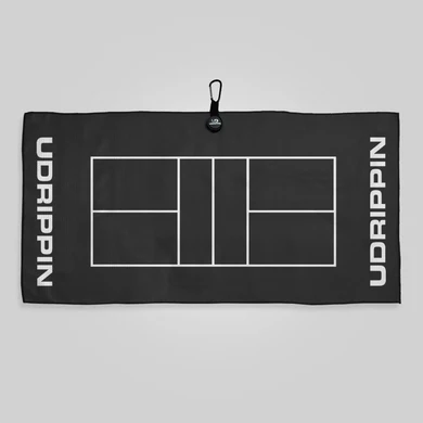 UDRIPPIN Court Black - Magnetic Microfiber Towel