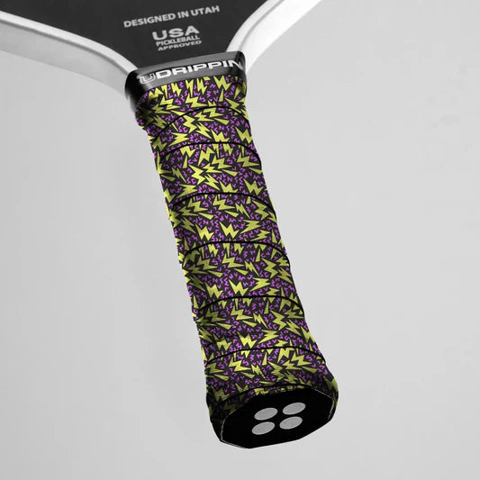 UDRIPPIN Purple Yellow Lightning Print - Custom Grips