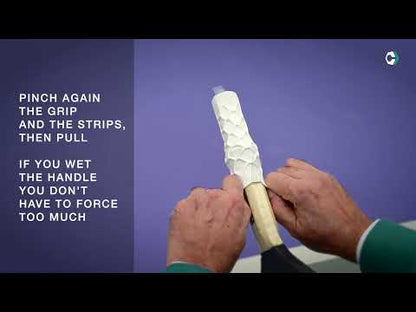 Hesacore Pickleball Grip - 5.25 Inches Long - Regular Soft Feel - White