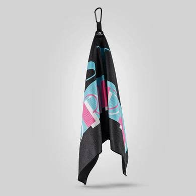 JUST DRIPPIN Black - Magnetic Microfiber Towel